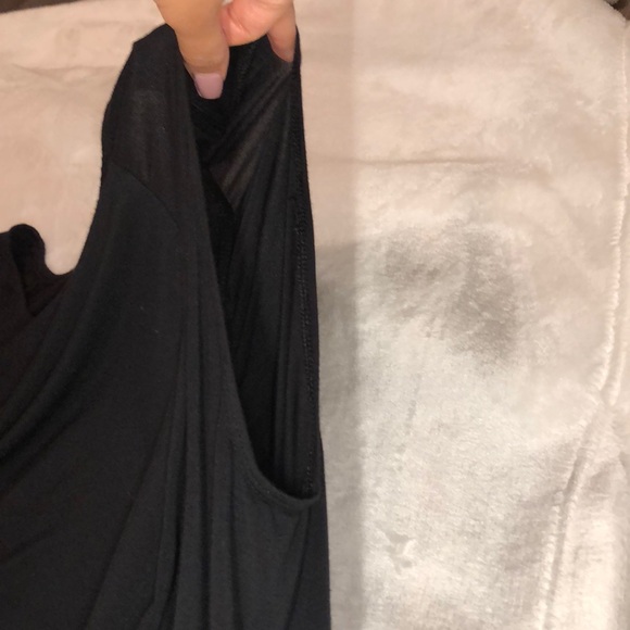 black stretchy blouse - Picture 2 of 2